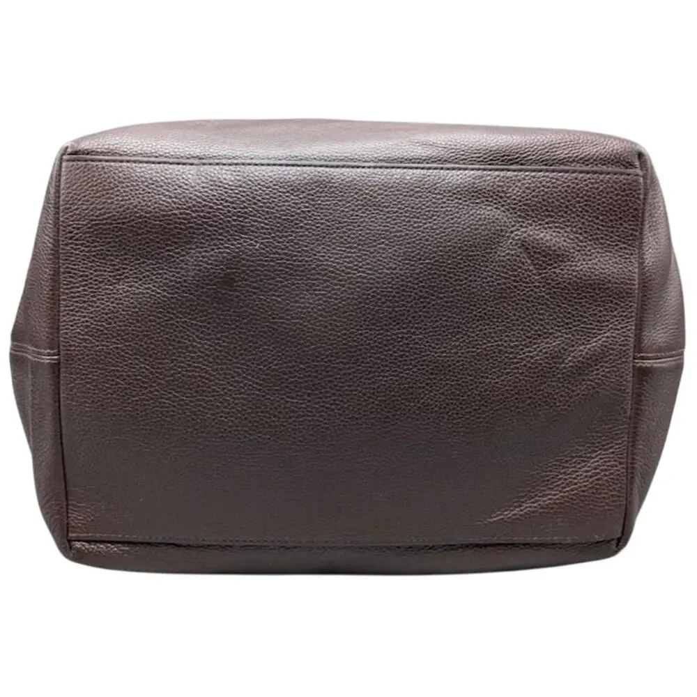 Authentic Coach Oxblood‎ Pebbled Leather Soft Tote Bag – $498